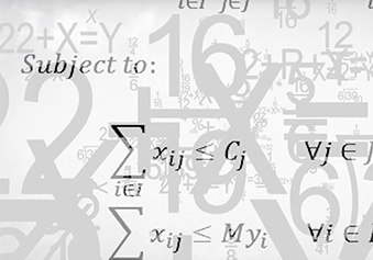 Decorative research formulas and equations