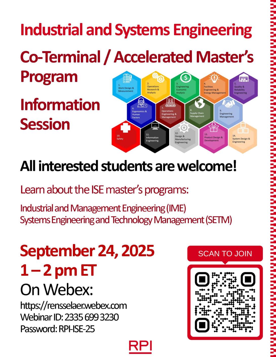 Co-Terminal/Accelerated Master's Programs Information Session