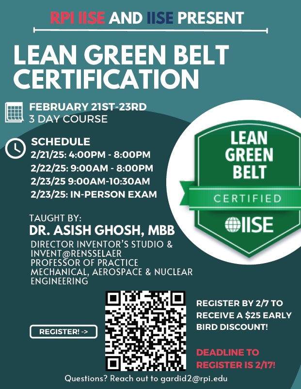 Lean Green Belt Certification