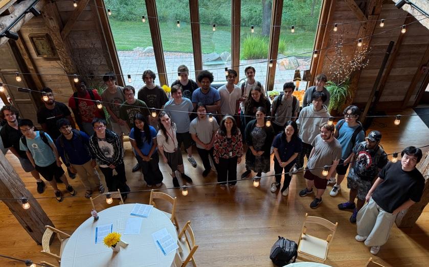 Students at Pat's Barn
