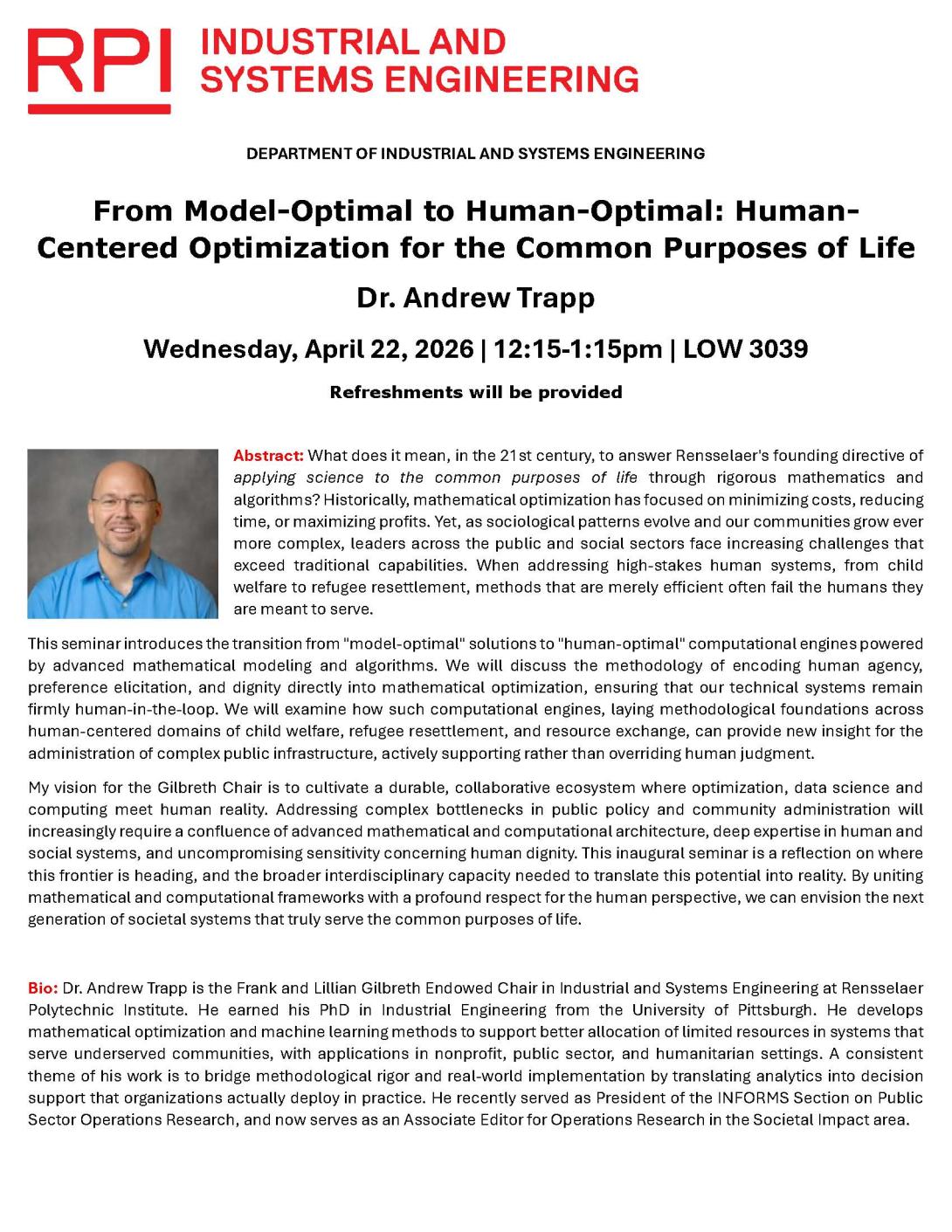 From Model-Optimal to Human-Optimal: Human-Centered Optimization for the Common Purposes of Life
