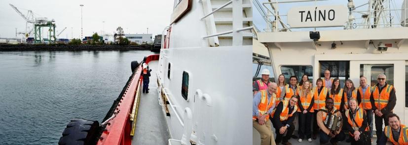 US Coast Guard Vessel and Dr. Martha Grabowski