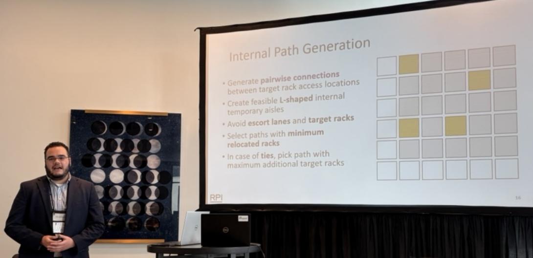 PhD Student Carlos Morel Figueroa Presenting