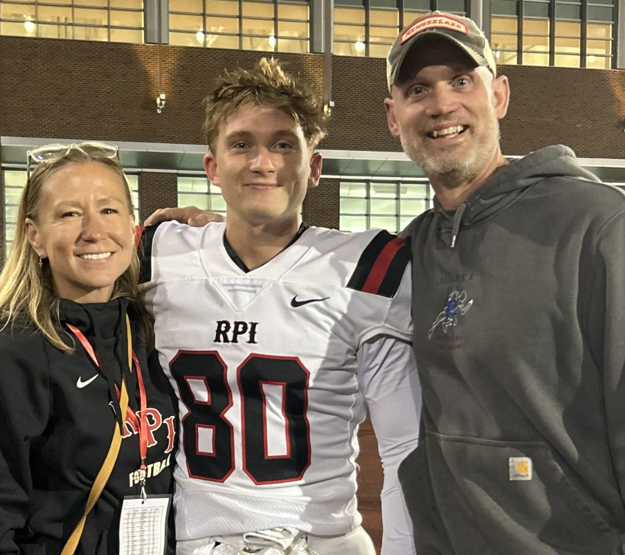 Zachary LaFrance featured in middle of group photo